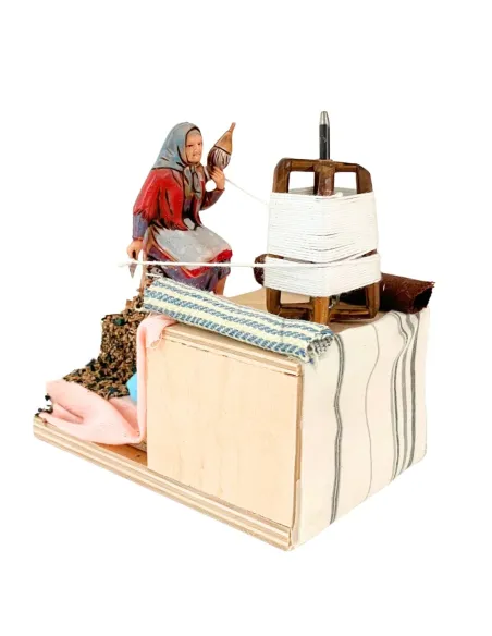 Animated 8 cm PVC Landi Elderly Spinner