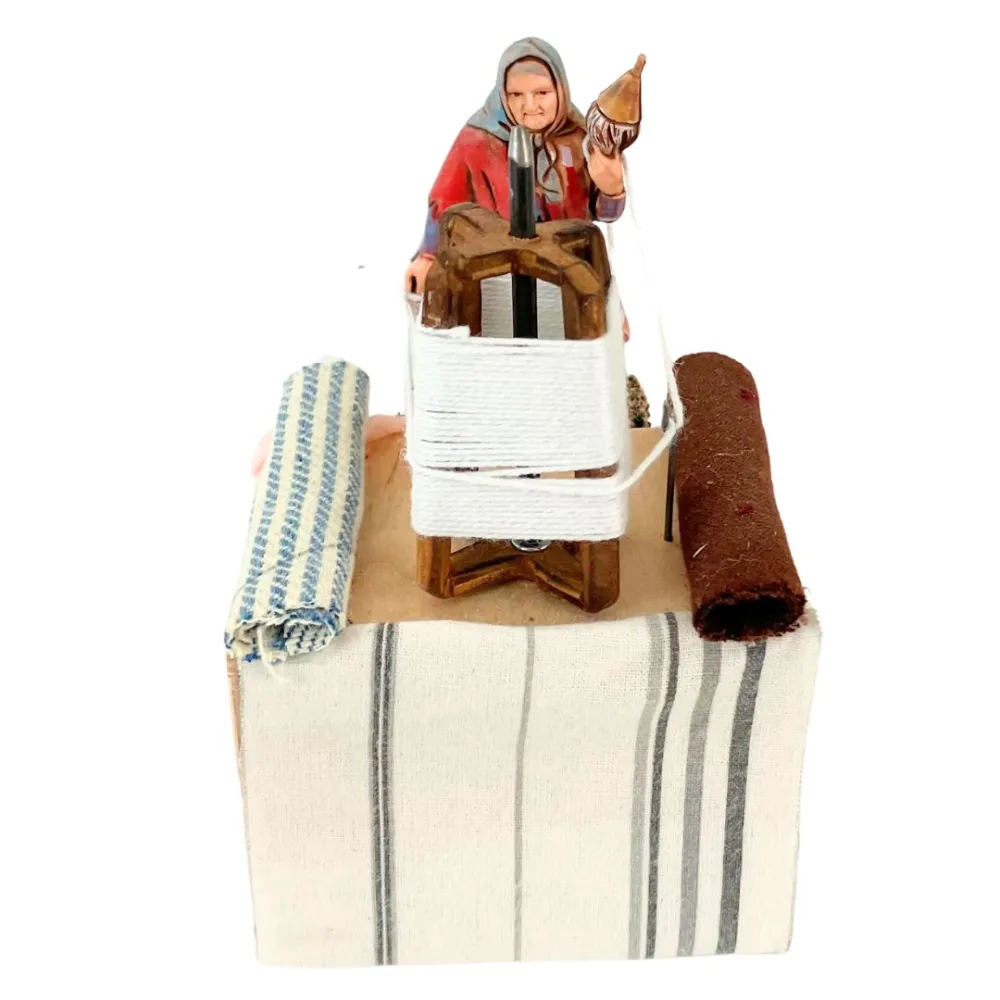 Animated 8 cm PVC Landi Elderly Spinner
