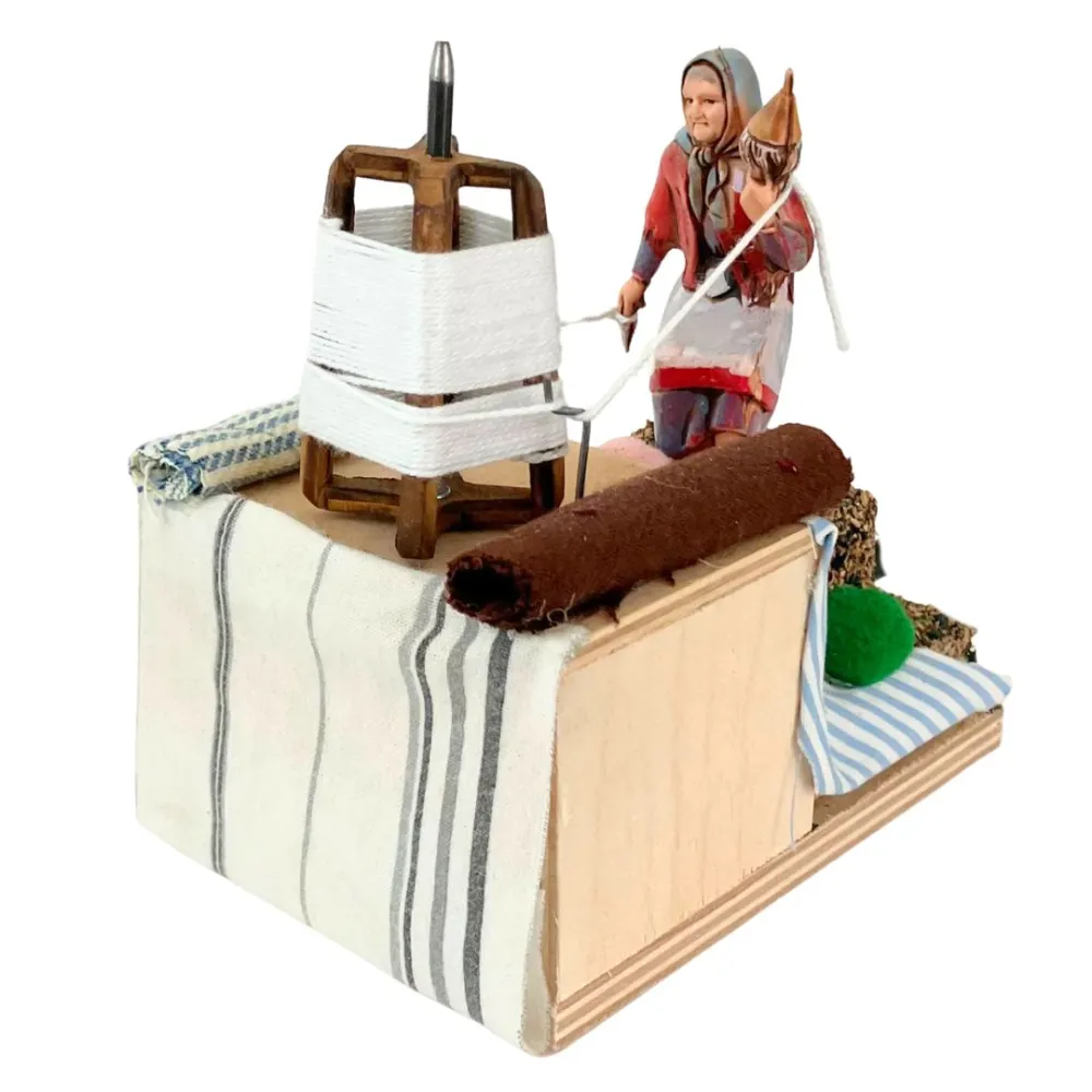 Animated 8 cm PVC Landi Elderly Spinner