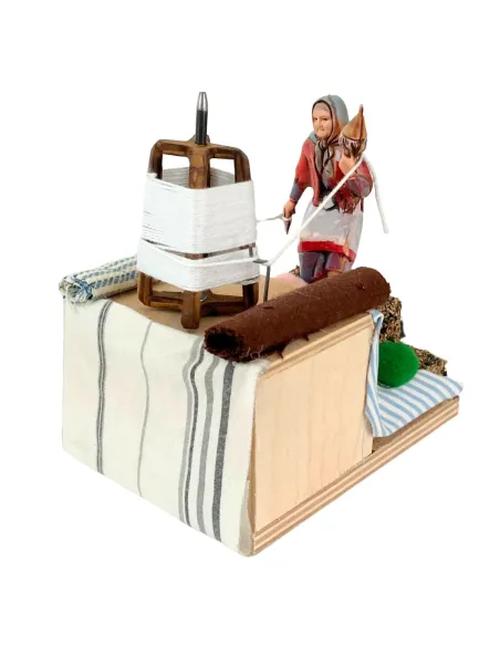 Animated 8 cm PVC Landi Elderly Spinner