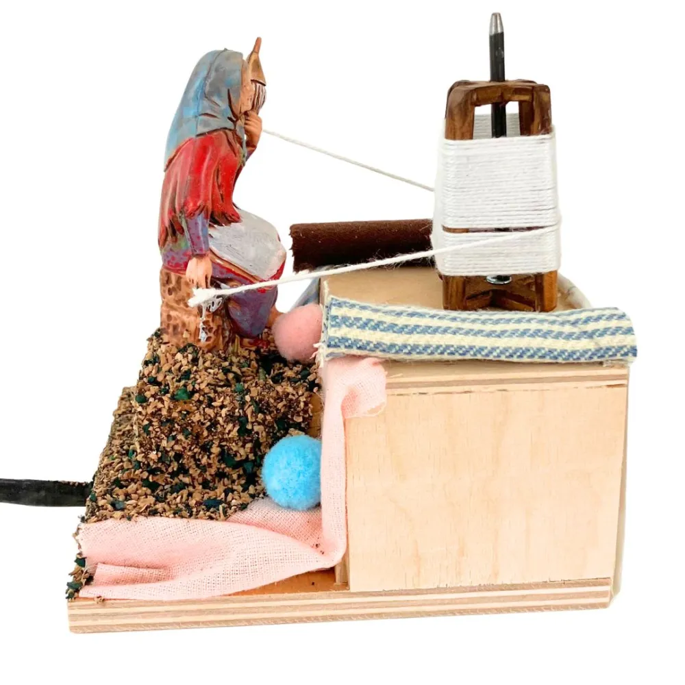 Animated 8 cm PVC Landi Elderly Spinner