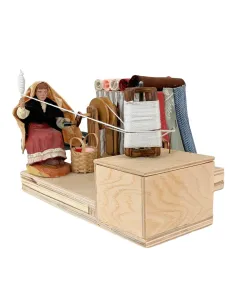 Donna Oliver che fila in movimento per 10 cm