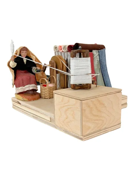 Donna Oliver che fila in movimento per 10 cm