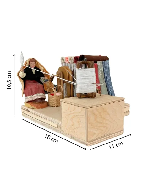 Donna Oliver che fila in movimento per 10 cm