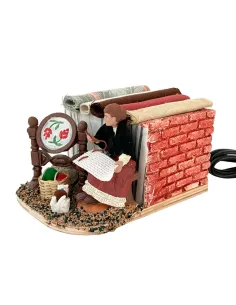 Animated 10 cm PVC Oliver Bobbin Lace Maker