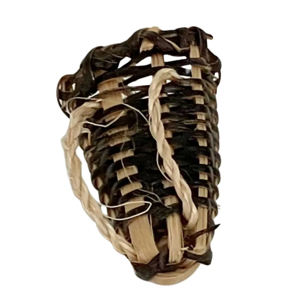 Two-Tone Backpack Basket for 12–15 cm Nativity Figures