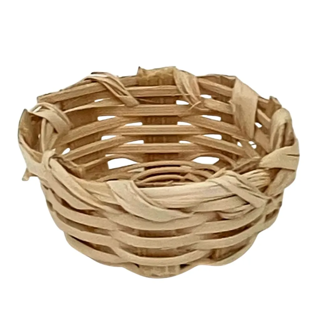Round Basket for 12–15 cm Nativity Figures