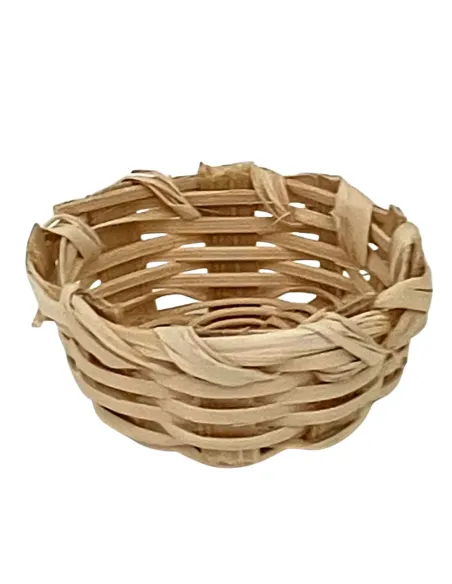 Round Basket for 12–15 cm Nativity Figures