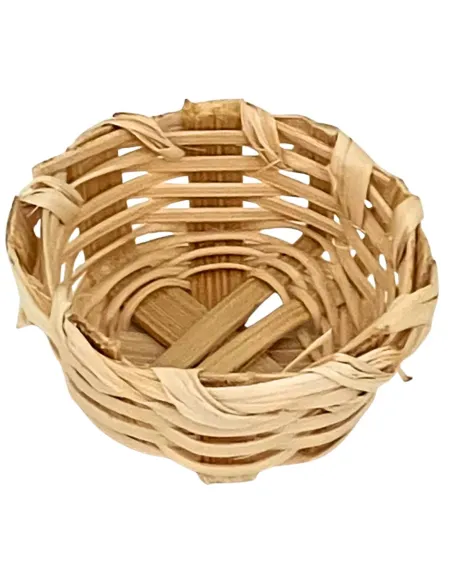 Round Basket for 12–15 cm Nativity Figures