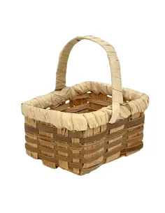 Rectangular Wicker Basket for 30–35 cm Nativity Figures