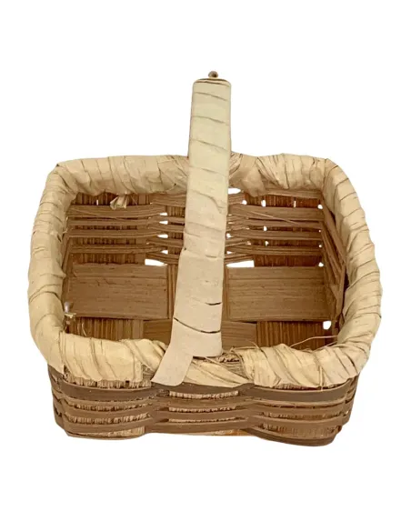 Rectangular Wicker Basket for 30–35 cm Nativity Figures