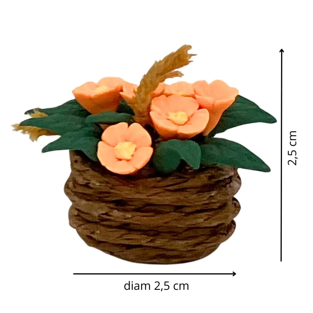 Flower vase with assorted colors for 30 cm Nativity figures