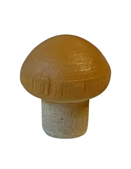 Set 6 funghi in legno per statue da 30 cm