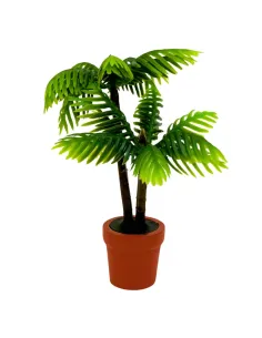 Vaso piccolo con palme per statue da 8 cm