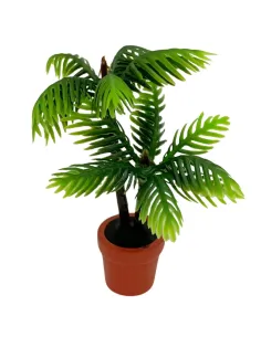 Small vase with palms for 8 cm Nativity figures 2