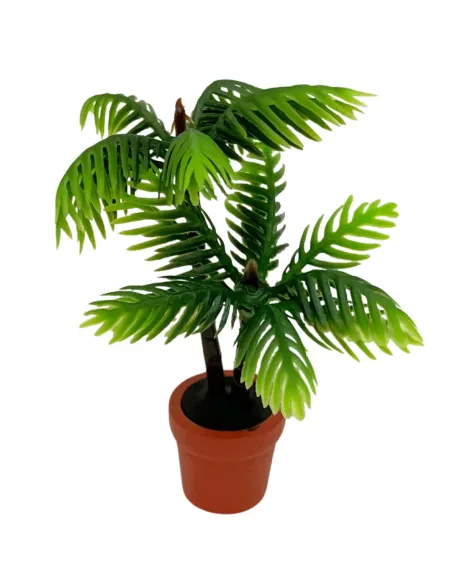 Small vase with palms for 8 cm Nativity figures