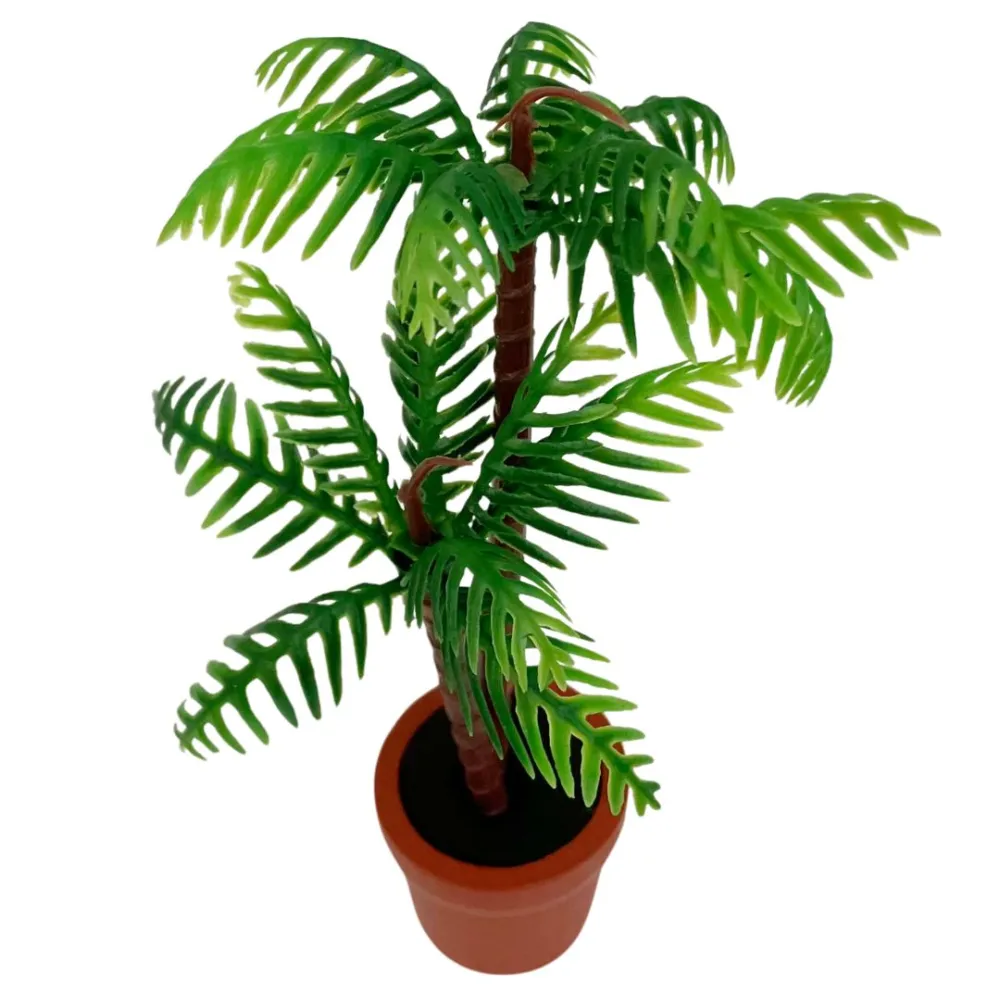 Large vase with palms for 12 cm Nativity figures