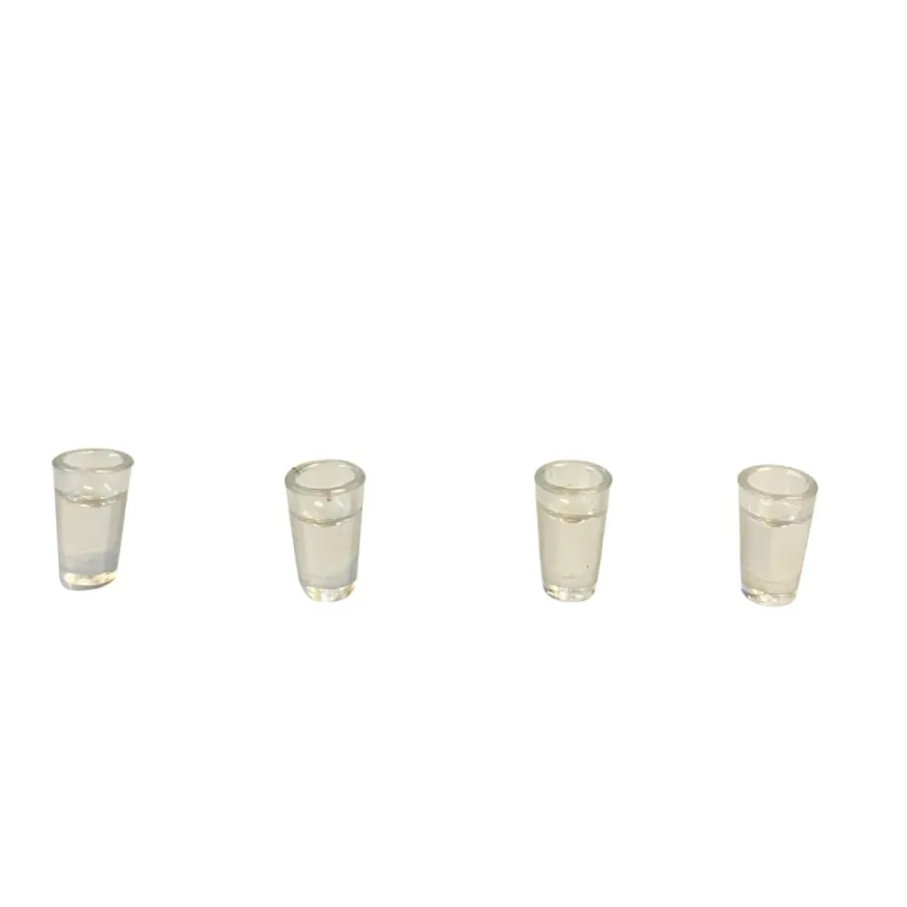 Set of 4 Glasses with Water for 10–12 cm Nativity Figures