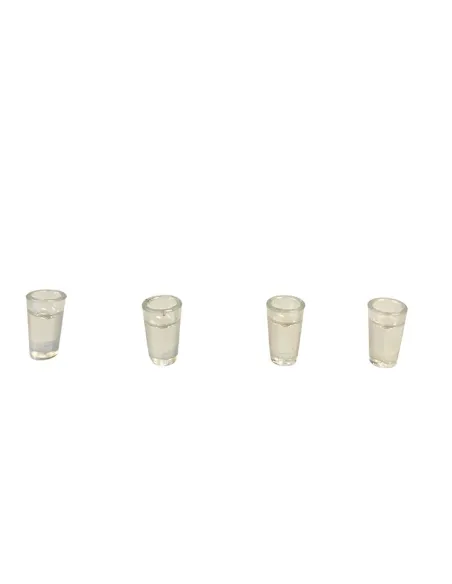 Set of 4 Glasses with Water for 10–12 cm Nativity Figures