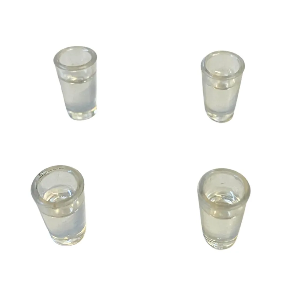 Set of 4 Glasses with Water for 10–12 cm Nativity Figures