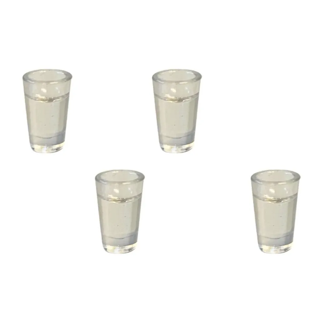 Set of 4 Glasses with Water for 10–12 cm Nativity Figures