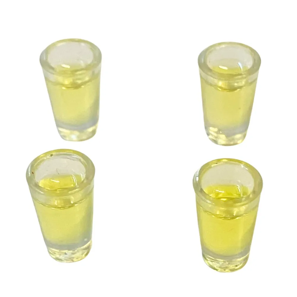 Set of 4 Glasses with Lemonade for 10–12 cm Nativity Figures