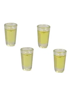 Set of 4 Glasses with Lemonade for 10–12 cm Nativity Figures