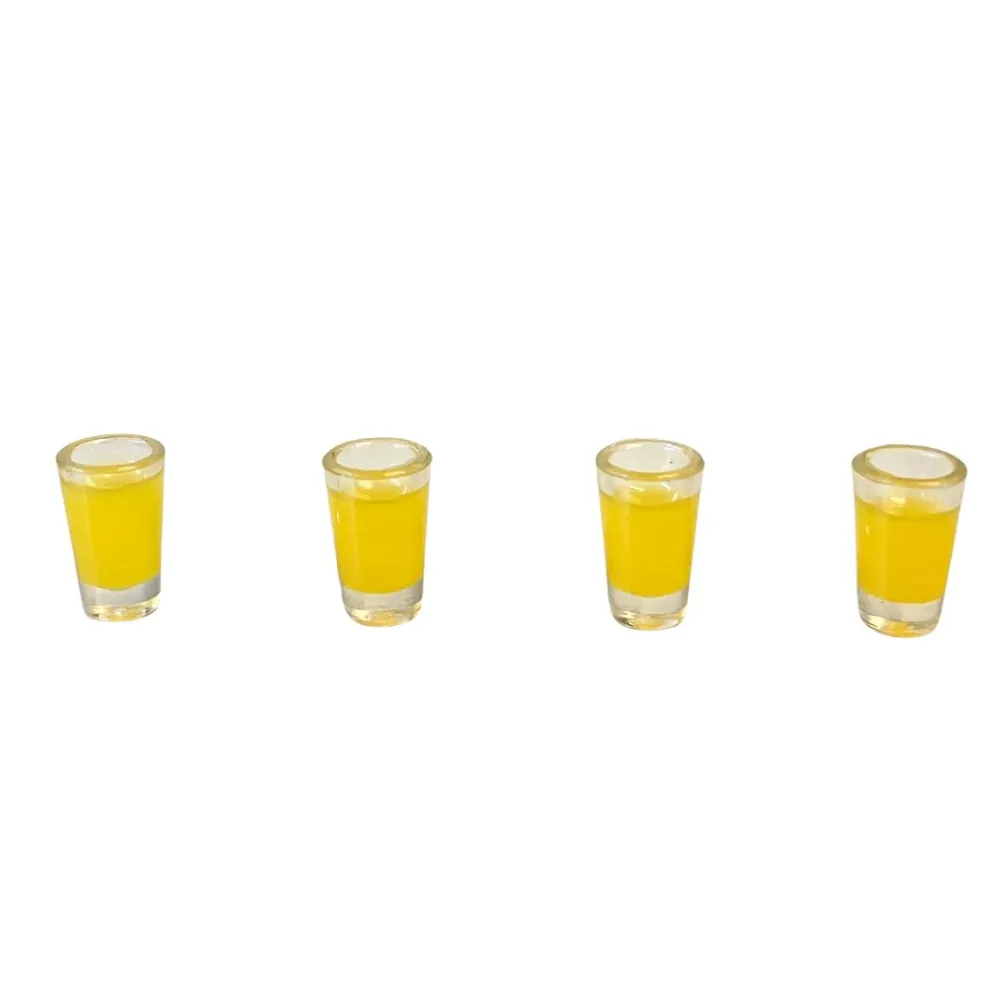 Set of 4 Glasses with Fruit Juice for 10–12 cm Nativity Figures