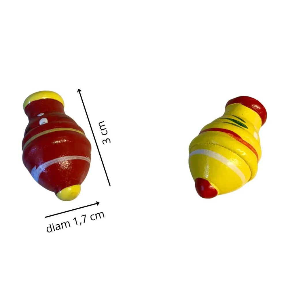 Set of 2 Spinning Tops for 25–30 cm Nativity Figures