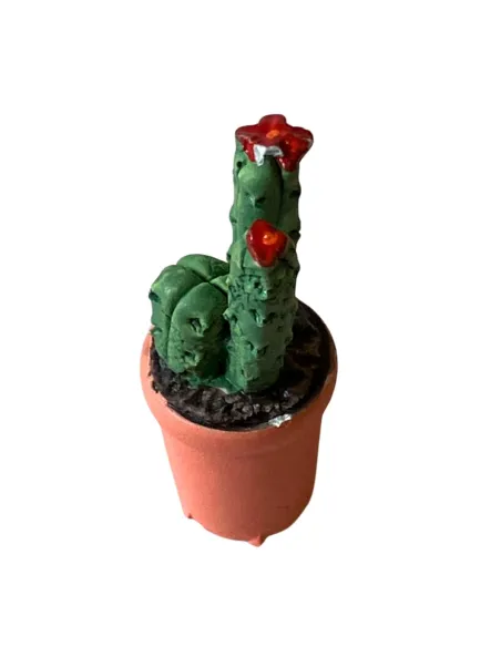 Cactus vase with assorted colors and shapes for 10–12 cm Nativity figures
