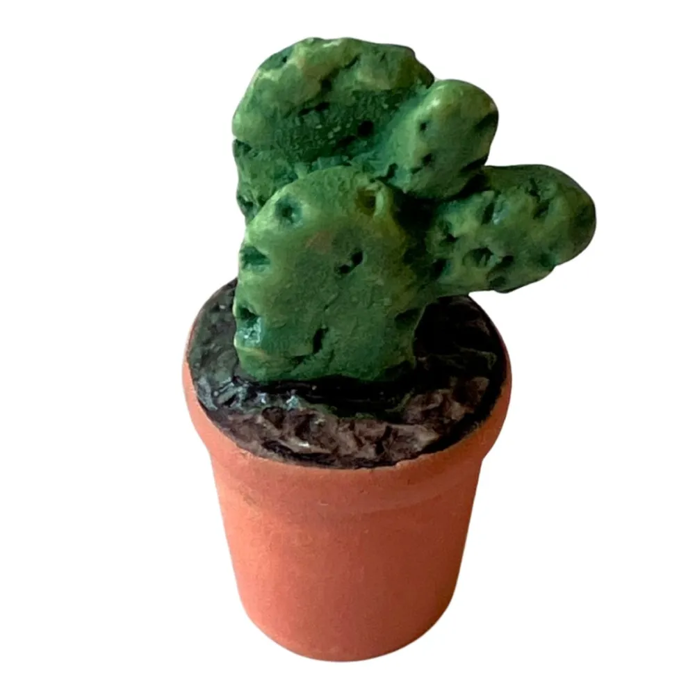 Cactus vase with assorted colors and shapes for 10–12 cm Nativity figures