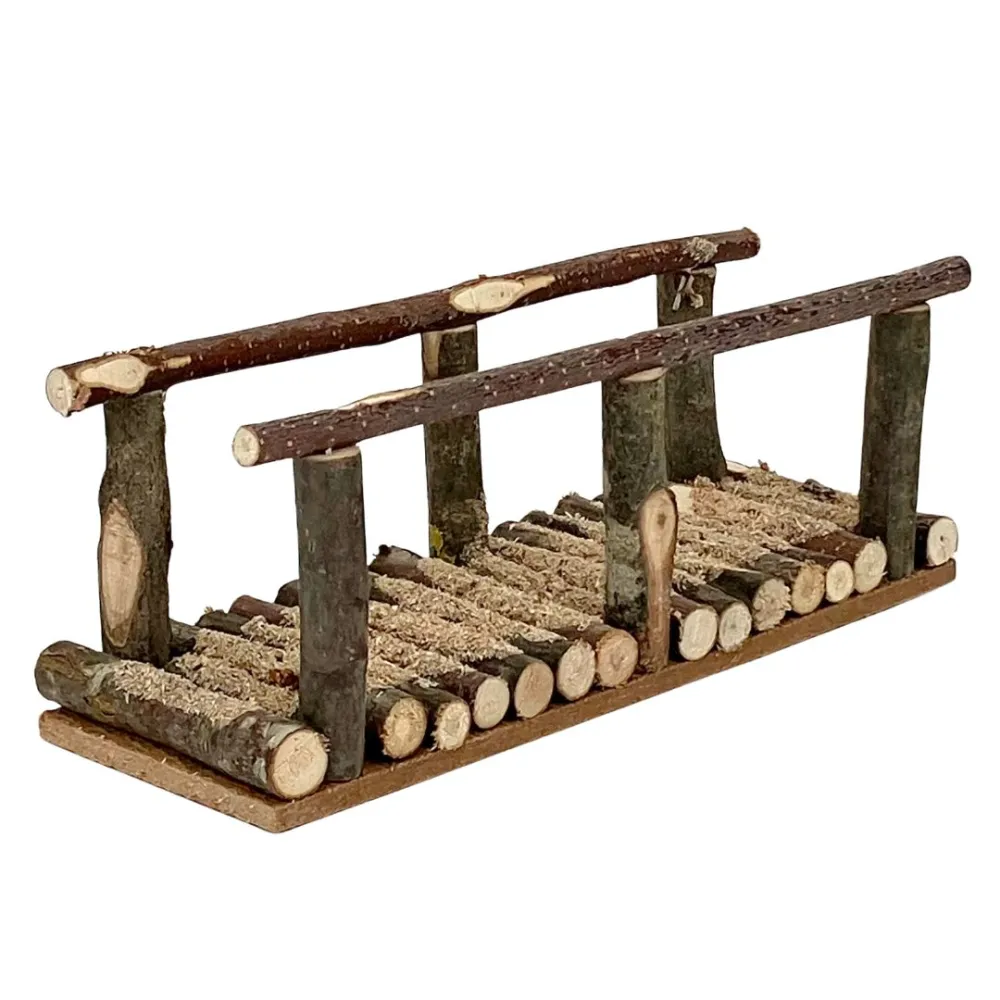 Wooden bridge for 10–12 cm Nativity figures