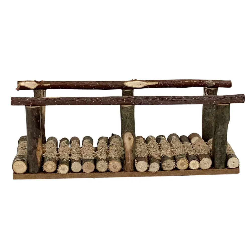 Wooden bridge for 10–12 cm Nativity figures