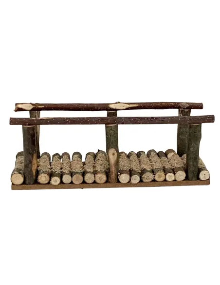 Wooden bridge for 10–12 cm Nativity figures