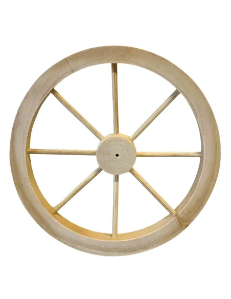 10 cm Diameter Wooden Cart Wheel for 30 cm Nativity Figures