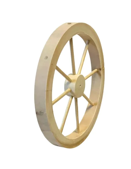 10 cm Diameter Wooden Cart Wheel for 30 cm Nativity Figures
