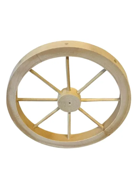 10 cm Diameter Wooden Cart Wheel for 30 cm Nativity Figures