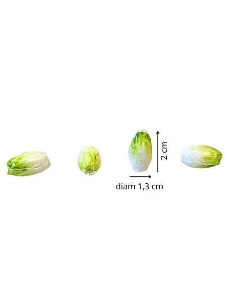 Set 4 pezzi insalata romana in resina per statue da 20 cm