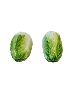 Set of 2 Resin Romaine Lettuces for 30 cm Nativity Figures 2