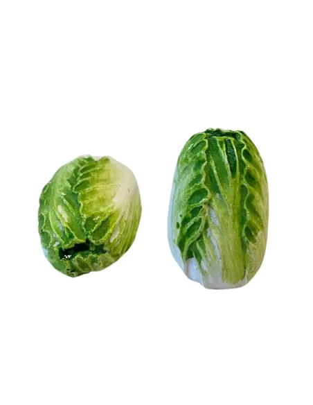 Set of 2 Resin Romaine Lettuces for 30 cm Nativity Figures
