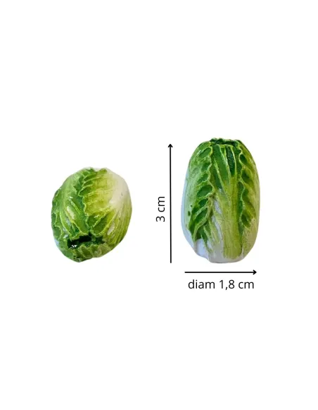 Set of 2 Resin Romaine Lettuces for 30 cm Nativity Figures