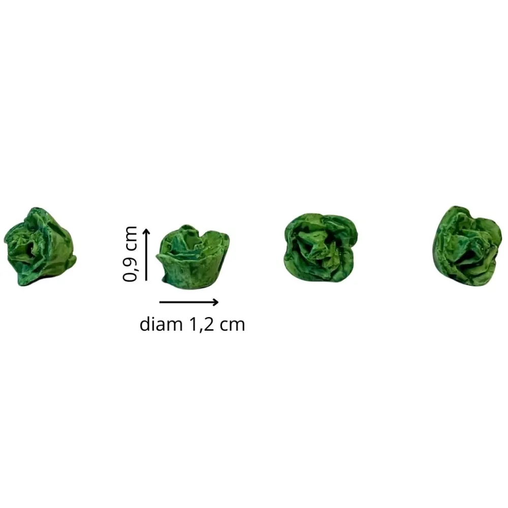 Set of 4 Resin Lettuces for 20 cm Nativity Figures