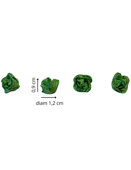 Set of 4 Resin Lettuces for 20 cm Nativity Figures