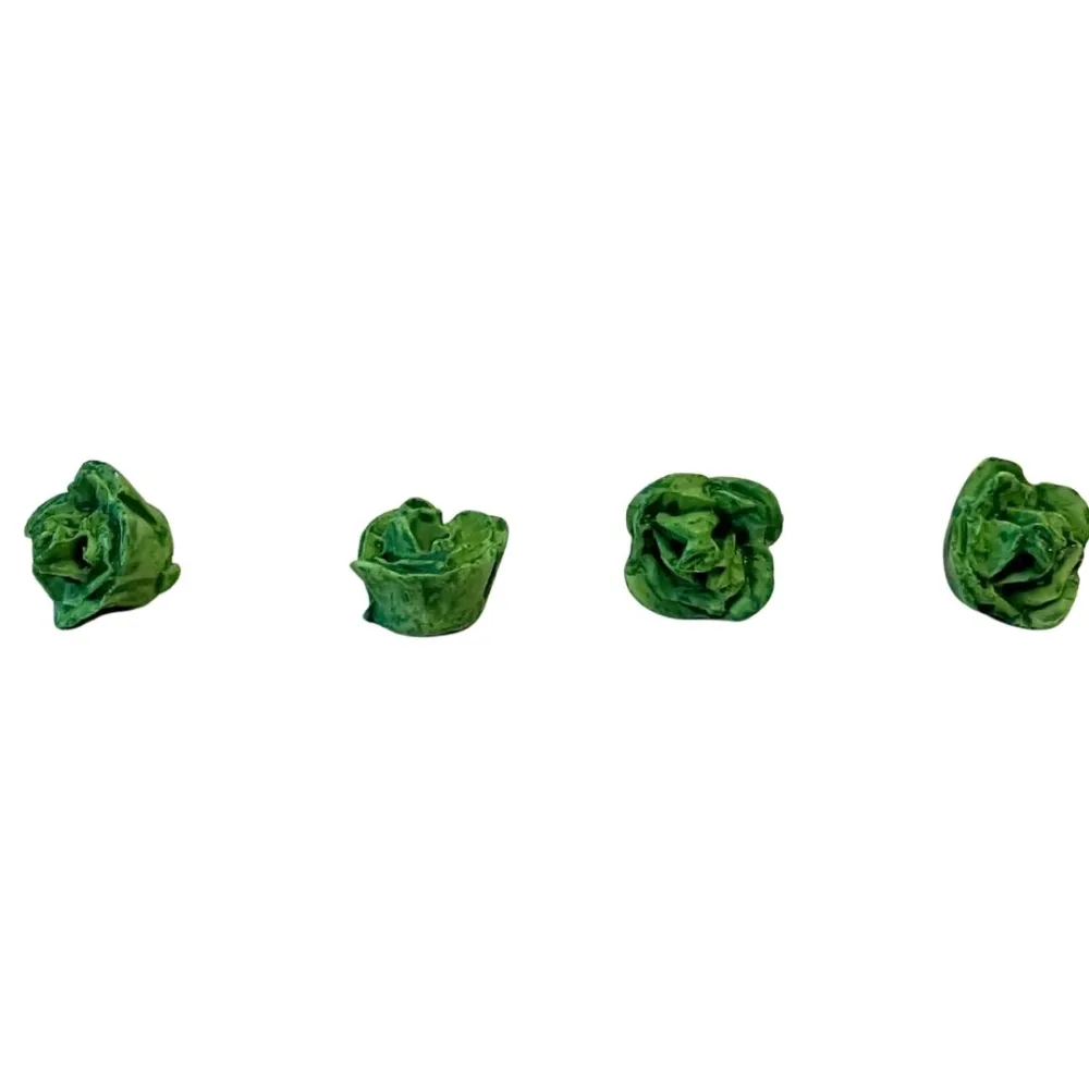 Set of 4 Resin Lettuces for 20 cm Nativity Figures