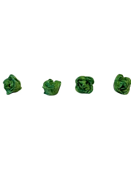 Set of 4 Resin Lettuces for 20 cm Nativity Figures