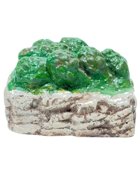 Cesto in gesso con carciofi per statue da 20 cm