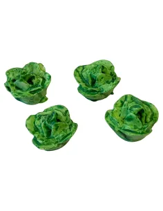 Set of 4 Resin Lettuces for 20 cm Nativity Figures