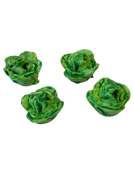 Set of 4 Resin Lettuces for 20 cm Nativity Figures