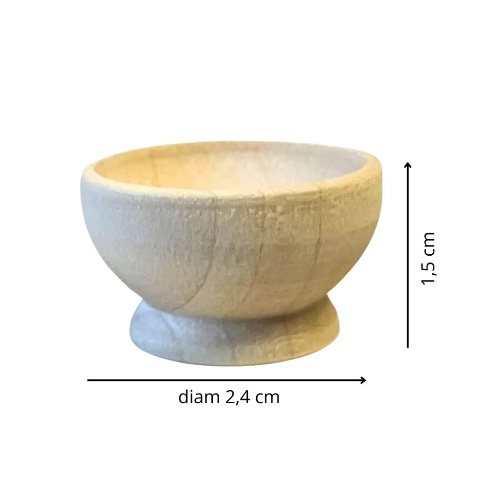Wooden Bowl for 10–12 cm Nativity Figures
