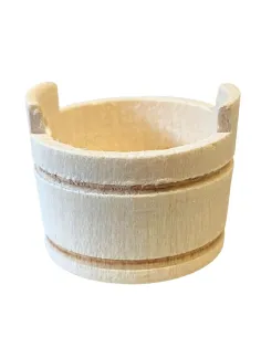 Tinozza in legno per statue da 10-12 cm